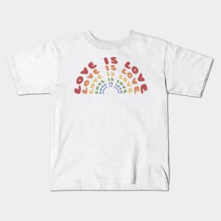 lgbt pride rainbow Kids T-Shirt